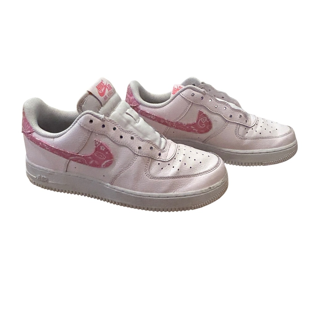 Nike Air Force 1 Low '07 Pink Paisley Womens Sneakers FD1448-664 Size 10